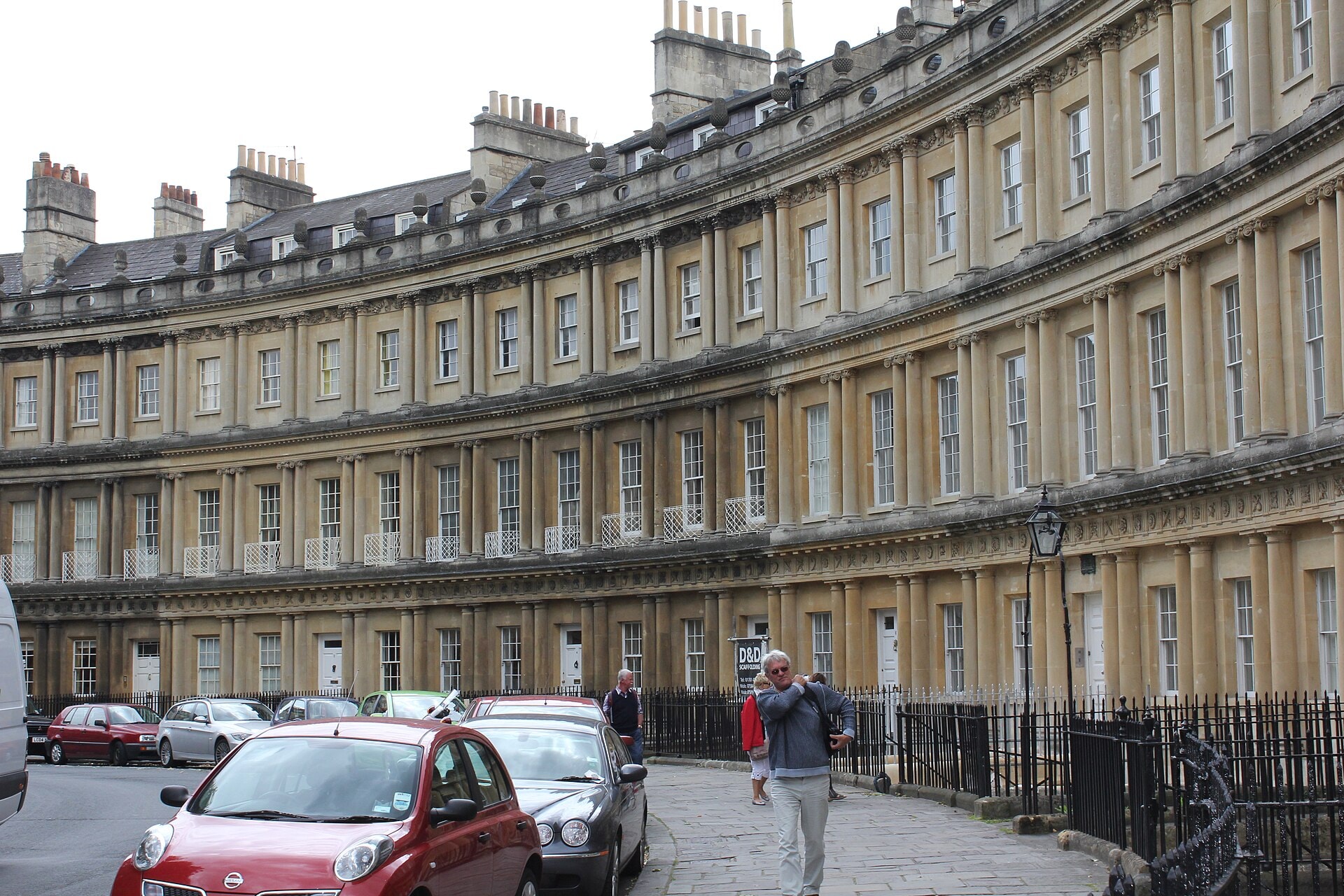 Georgian Bath stone terrace — The Circus, Bath